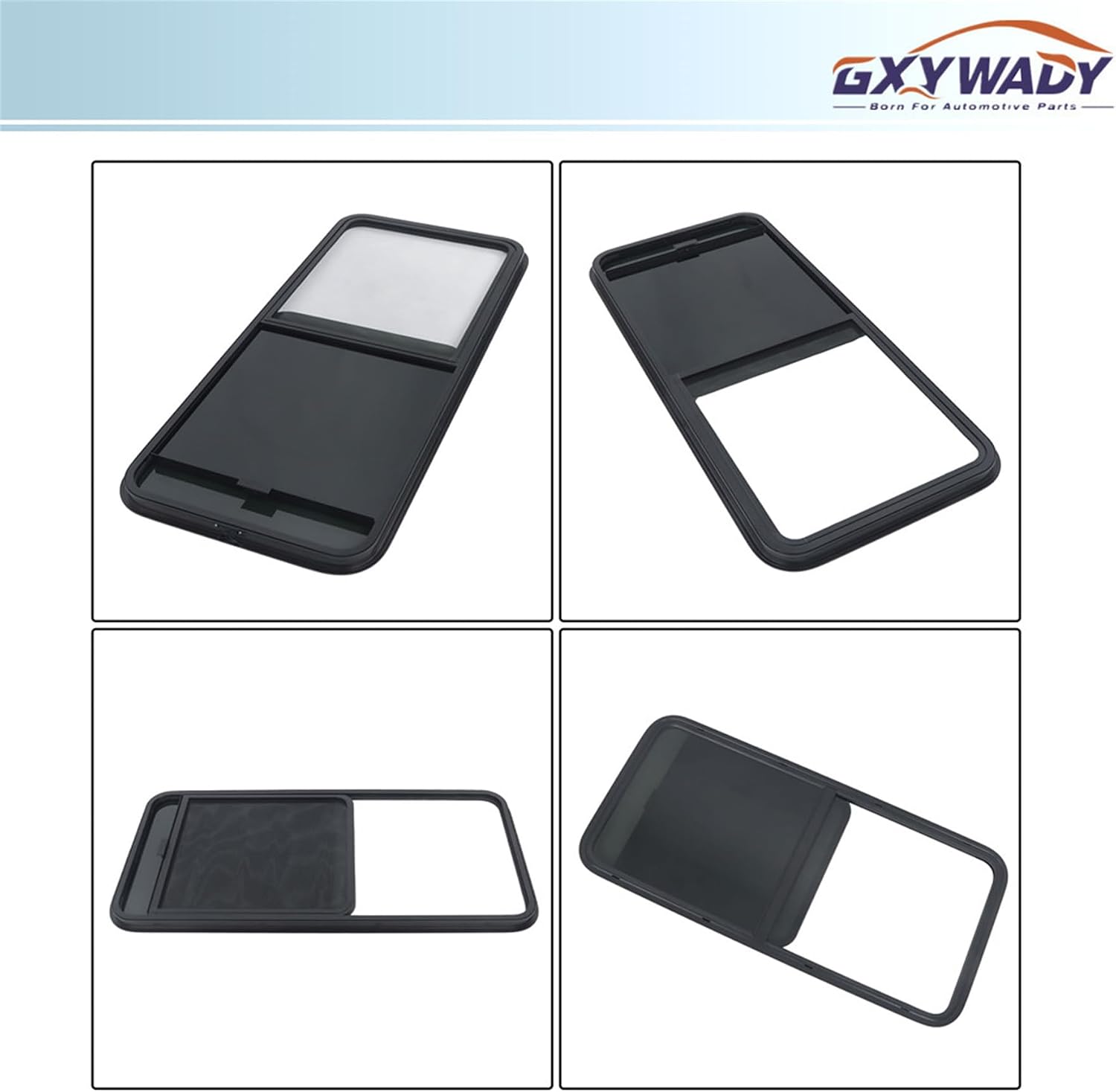 GXYWADY RV Horizontal Slide Window 48W x 22H Replacement for All RV Types Installation Opening Size 1200 x 550MM