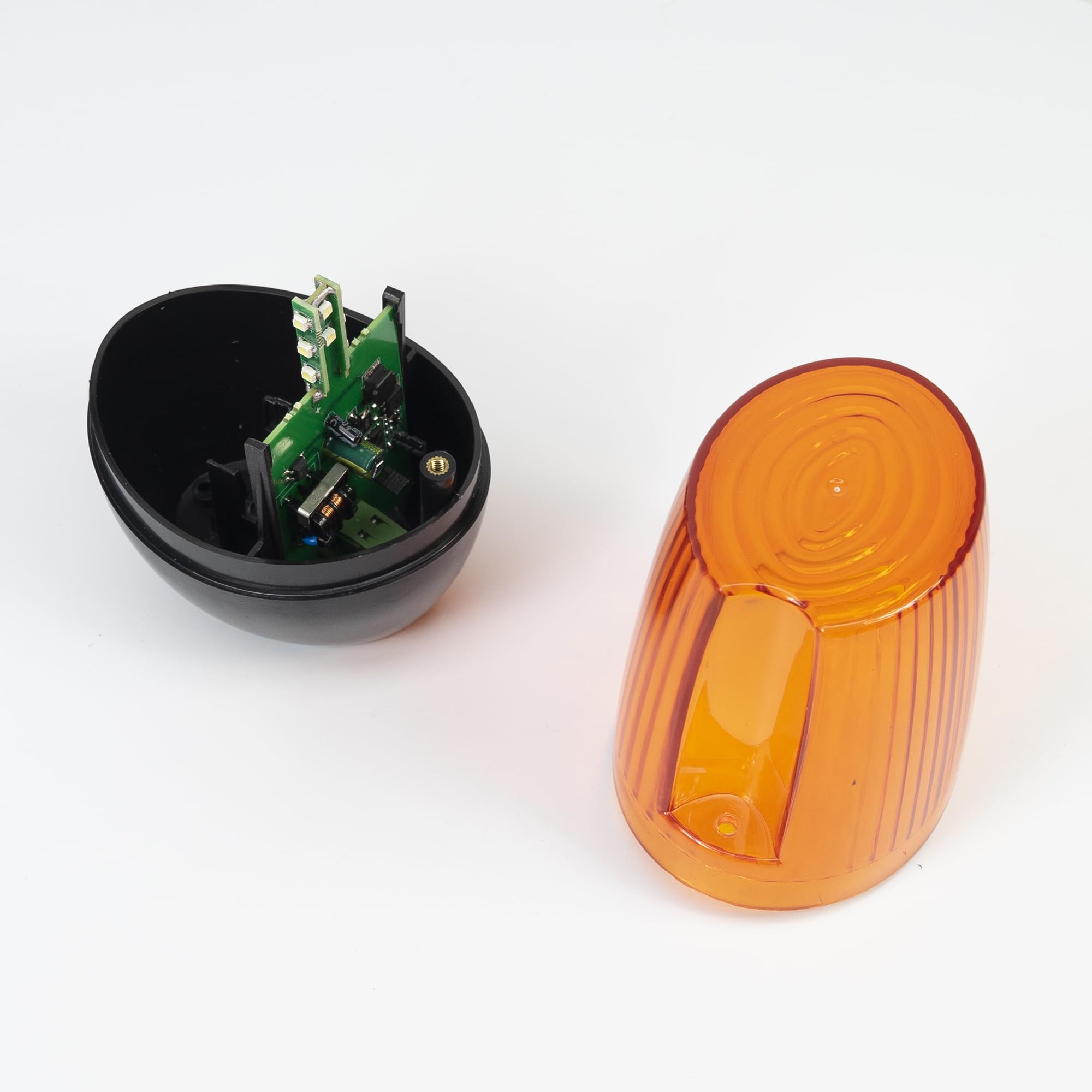 Self-Supporting gate Opening Warning lamp, Black & Orange - Image 2