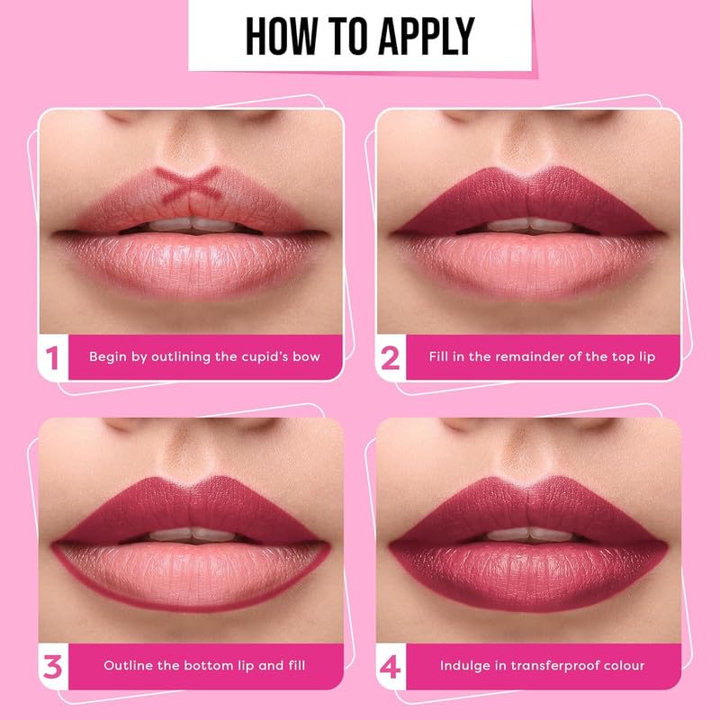 Image of SUGAR POP Ultrastay Transferproof Glossy Lipstick 05 Rustic Rose - 4 Gms - Enriched With Vitamin E | Smooth Glide | Waterproof | Longlasting|Moisturizing Lipstick