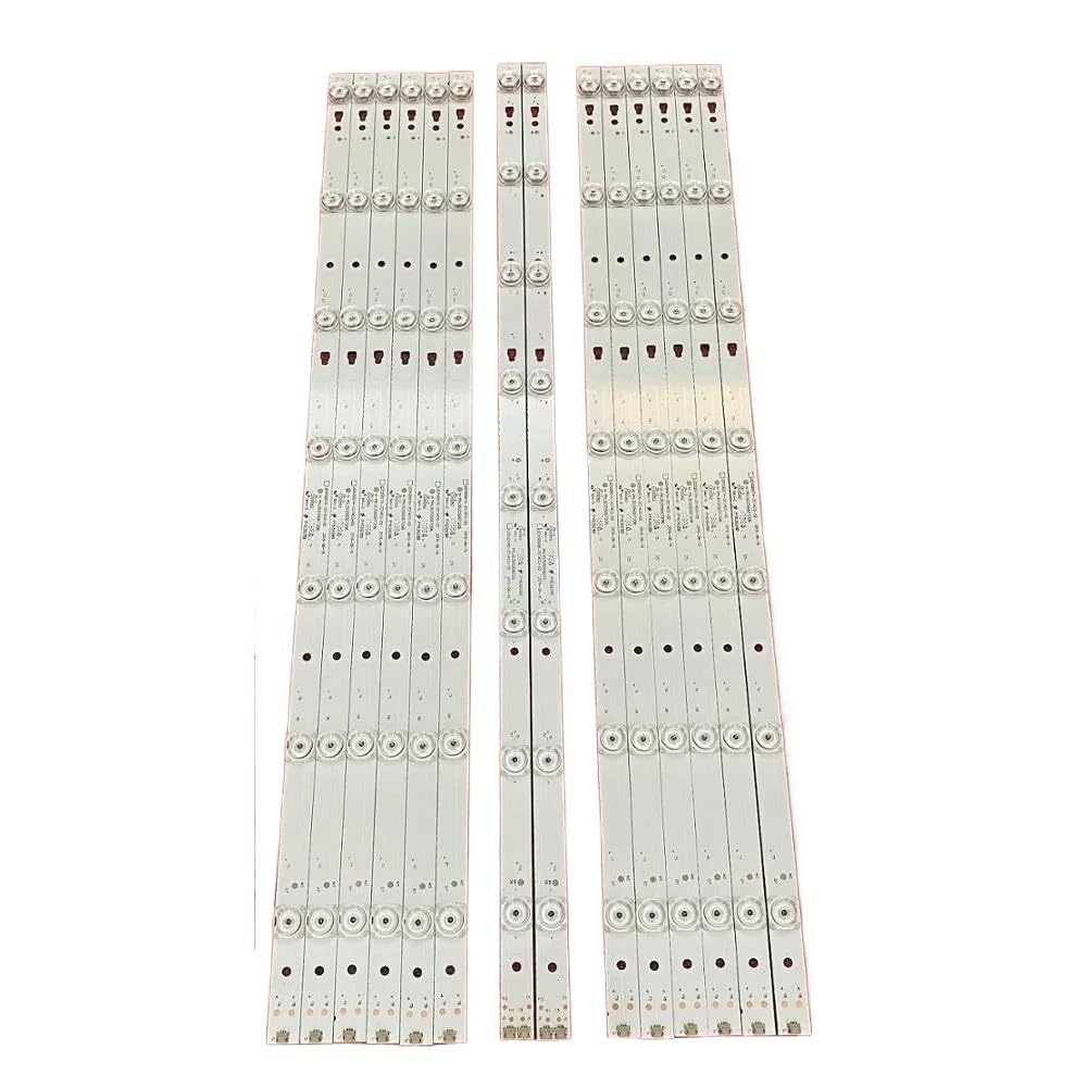 LOCLPCKGYA 14pcs/set LED Backlight Strip Fit For MHDV5533-U4 JVC LT-55C550 LED55D08B-ZC14CG-02 LED55D07A-ZC14CG-02 30355008225 LED55D8 LED55D7