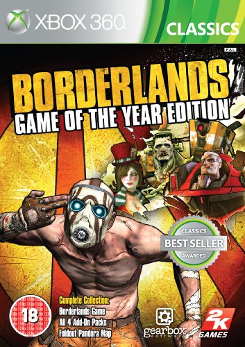 Borderlands GOTY Classics version anglaise RPG shooter Xbox360