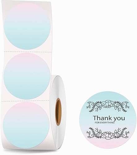 Etiquetas adhesivas térmicas de círculo redondo de 2 x 2 pulgadas, etiquetas térmicas directas circulares autoadhesivas de 2 pulgadas, etiquetas disponible en Yaxa Mexico