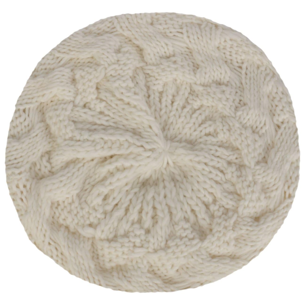 LIERYS Jesila Baskenmütze Strickbaske Made in Germany Damen Herbst Winter