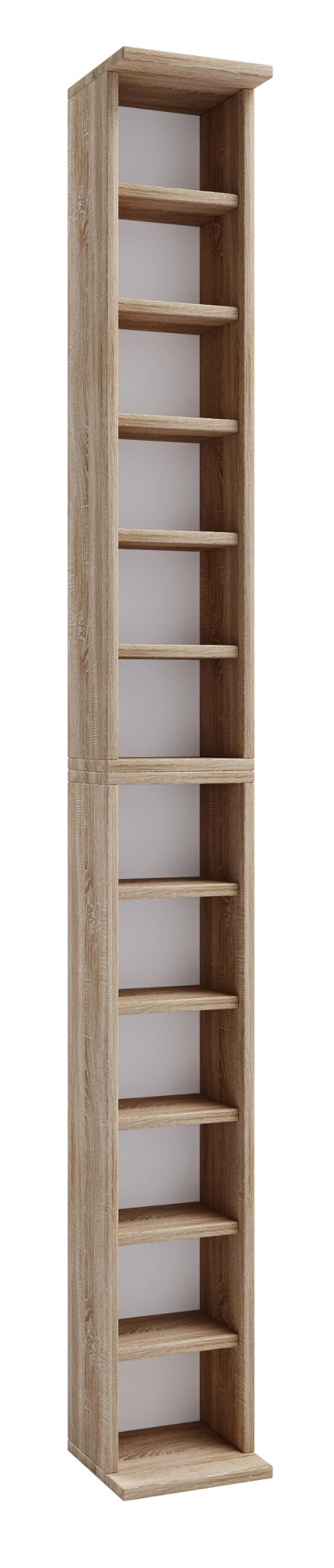 Contenitore per dischi in vinile in legno massiccio con design di alta