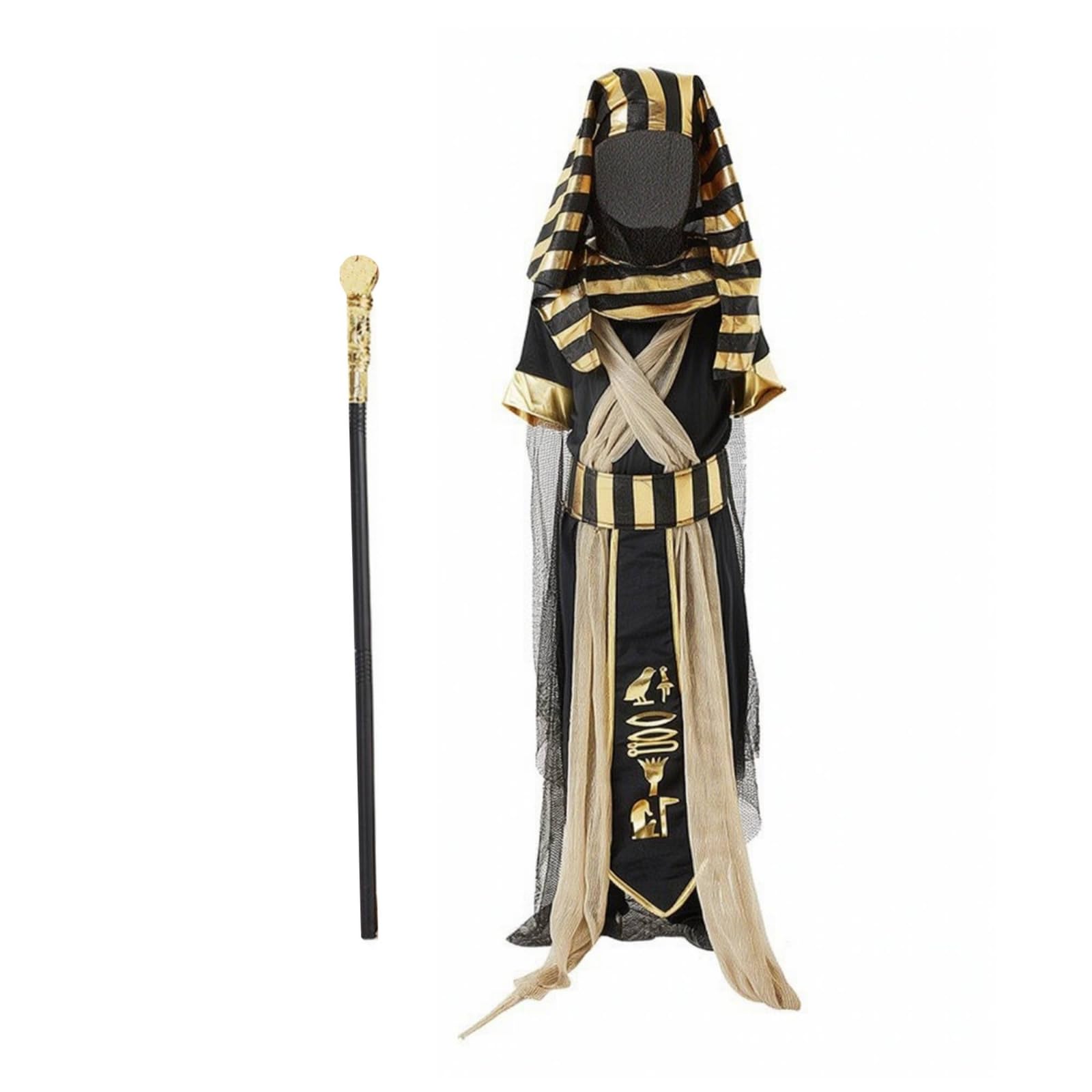 Costume Faraonico Ornamentale Abito, Ragazzo, L