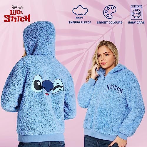 Disney Stitch Sherpa Hoodie for Girls, Zip Up Fleece Fluffy Hoodie for Kids  Teens, Blue Stitch Teenagers, 15-16 Years : Amazon.com.au: Clothing, Shoes  ...