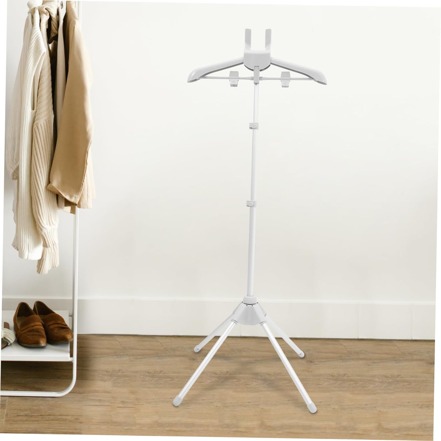 Steamer Hanger for Ironing Portable Garment Rack Drying Stand for Heated Clothes Steamer