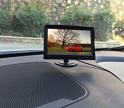 黃黃　　モニター Amazon | 5インチ オンダッシュモニター 映像入力2系統 TFT