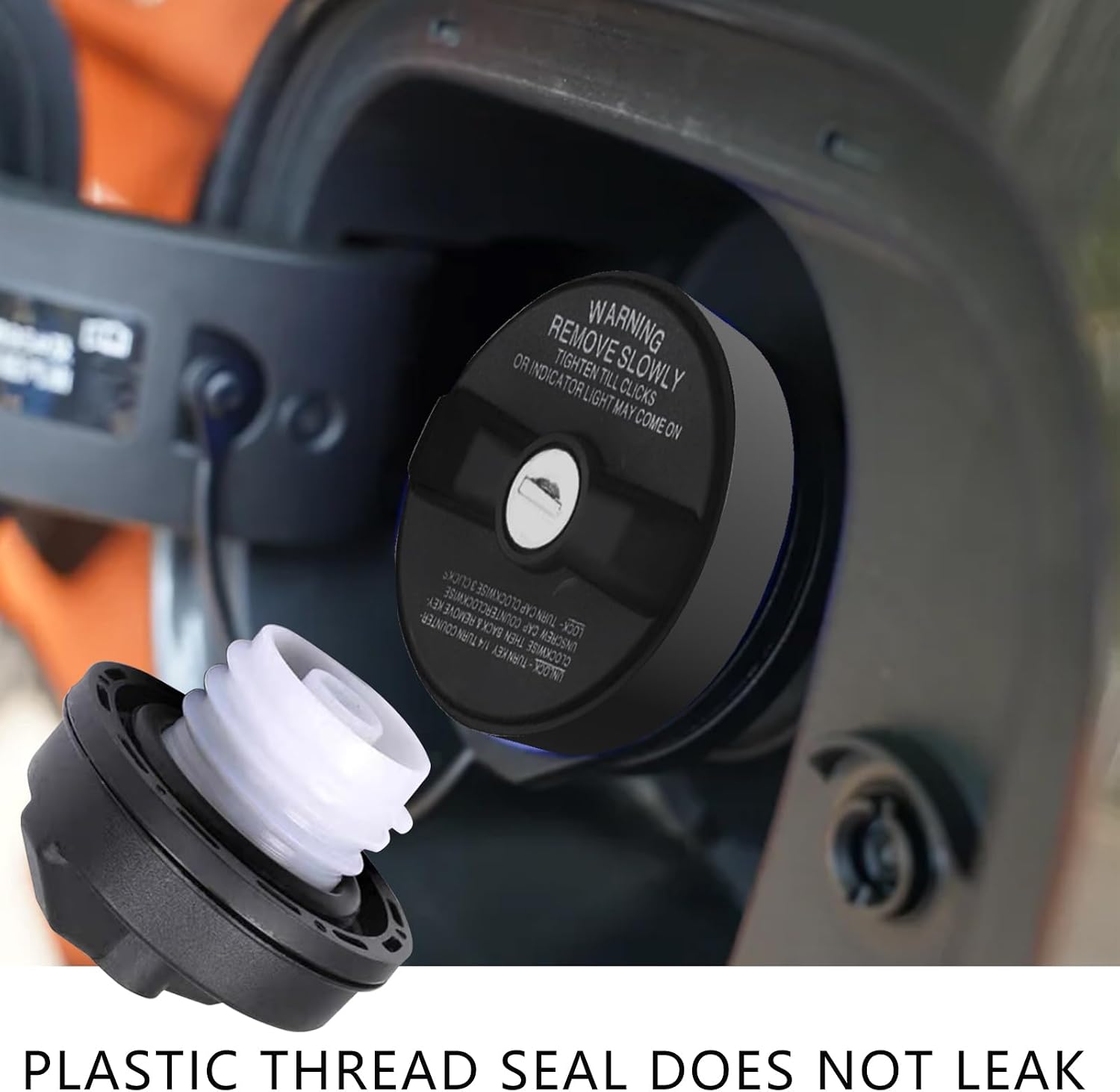 1 Pcs Locking Gas Cap, Fuel Cap With Lock, Compatible With 4runner, Fj Cruiser, Tacoma, Tundra, Acura, Chevy Camaro, Crv And More,Replace # 77300-47020, 10504