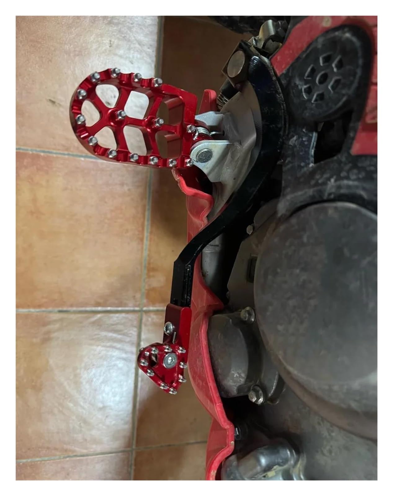 Leva Frizione PER CRF300L PER CRF 300L PER CRF 300 L 2021-2025 Leva Del Pedale Del Freno Posteriore FORgiato Per Moto Pieghevole Freno Frizione(4)