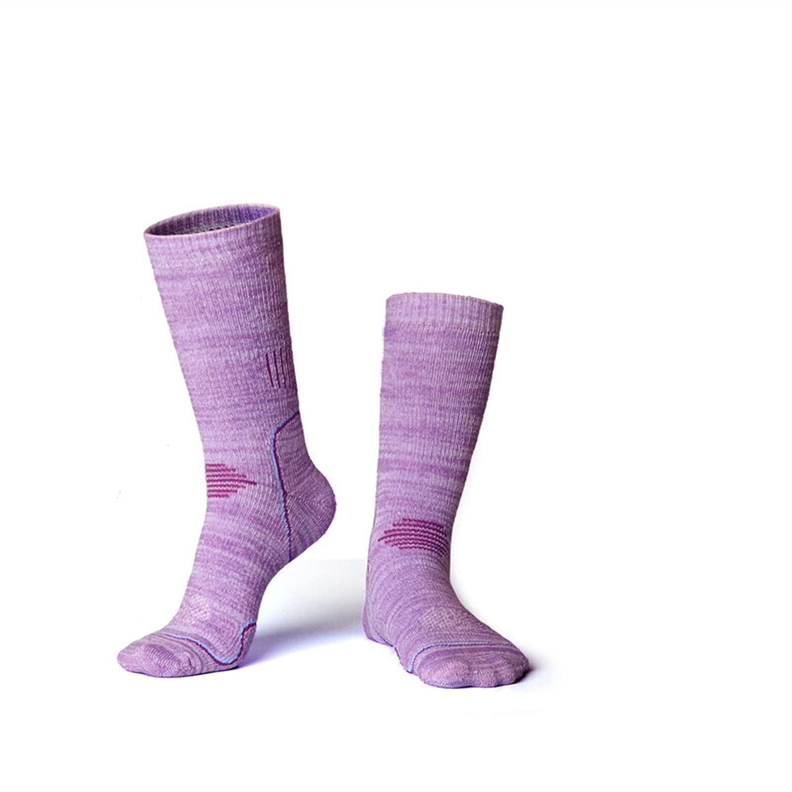 Winter Femmes Chaussettes de Ski de Coton Snowboard Épaisseur Randonnée Sports Chaussettes d'humidité Absorption High Elastique Chaussette Thermique élastique Chaussettes de Cyclisme