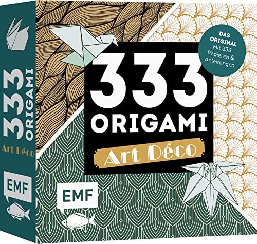 333 Origami  Art Déco: Das Original  Mit Anleitungen und 333 Papieren im Look der Golden 20s