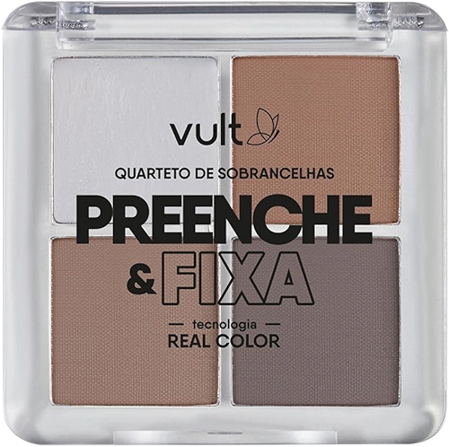 Vult Preenche & Fixa Quarteto de Sombras p/Sobrancelhas 5g