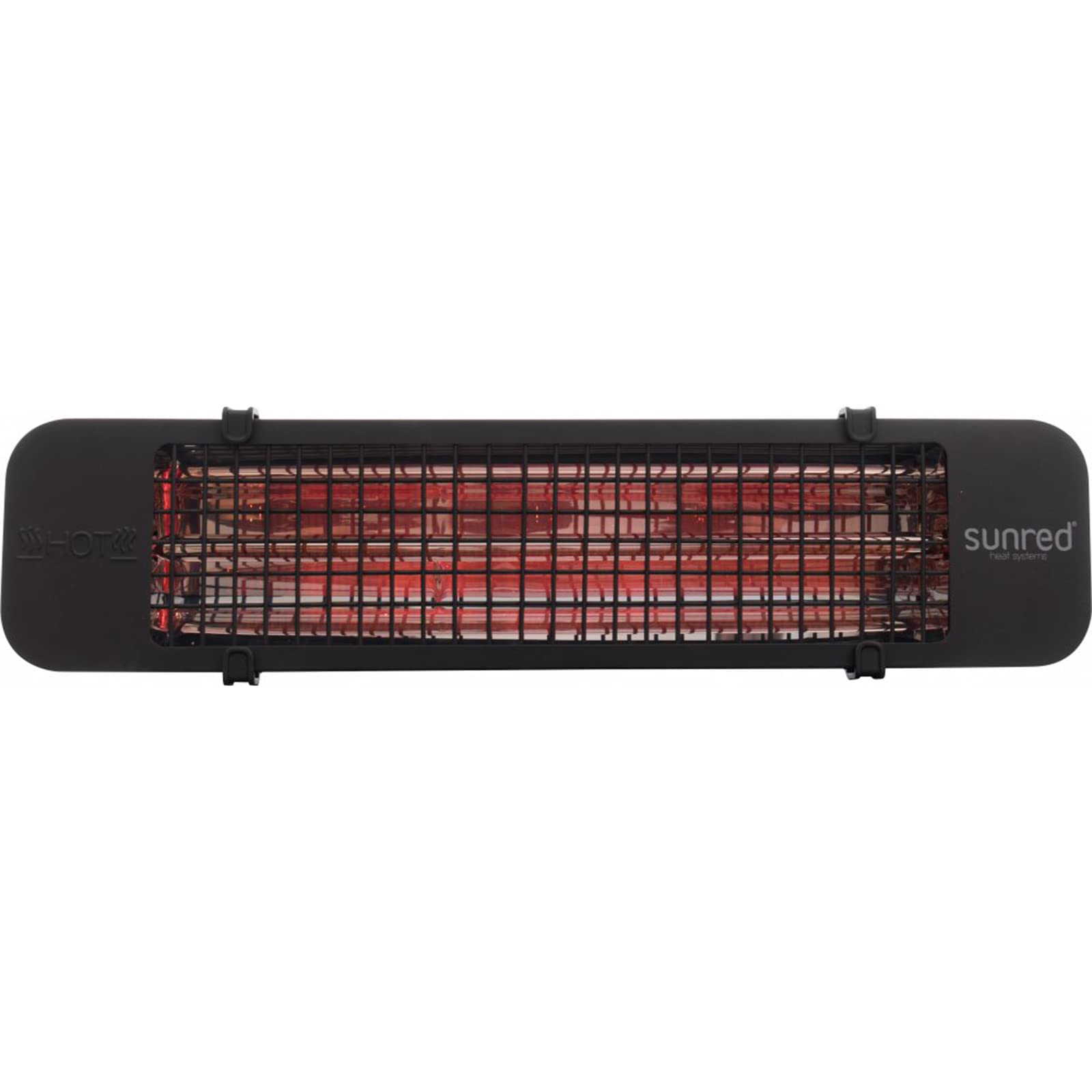 Outdoor Infrarot Deckenheizstrahler Vintage Dark 2500W Terrassenstrahler Heizer Wärmestrahler 2 Leistungsstufen 1250W / 2500W