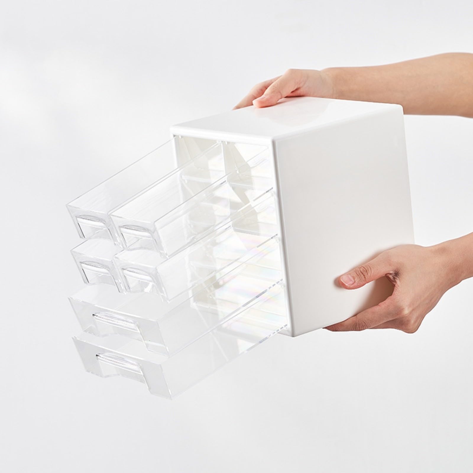 Organizador Escritorio con Cajones |, Elegan, Organizador Escritorio con Compartimentos, para Tocador, Estudians
