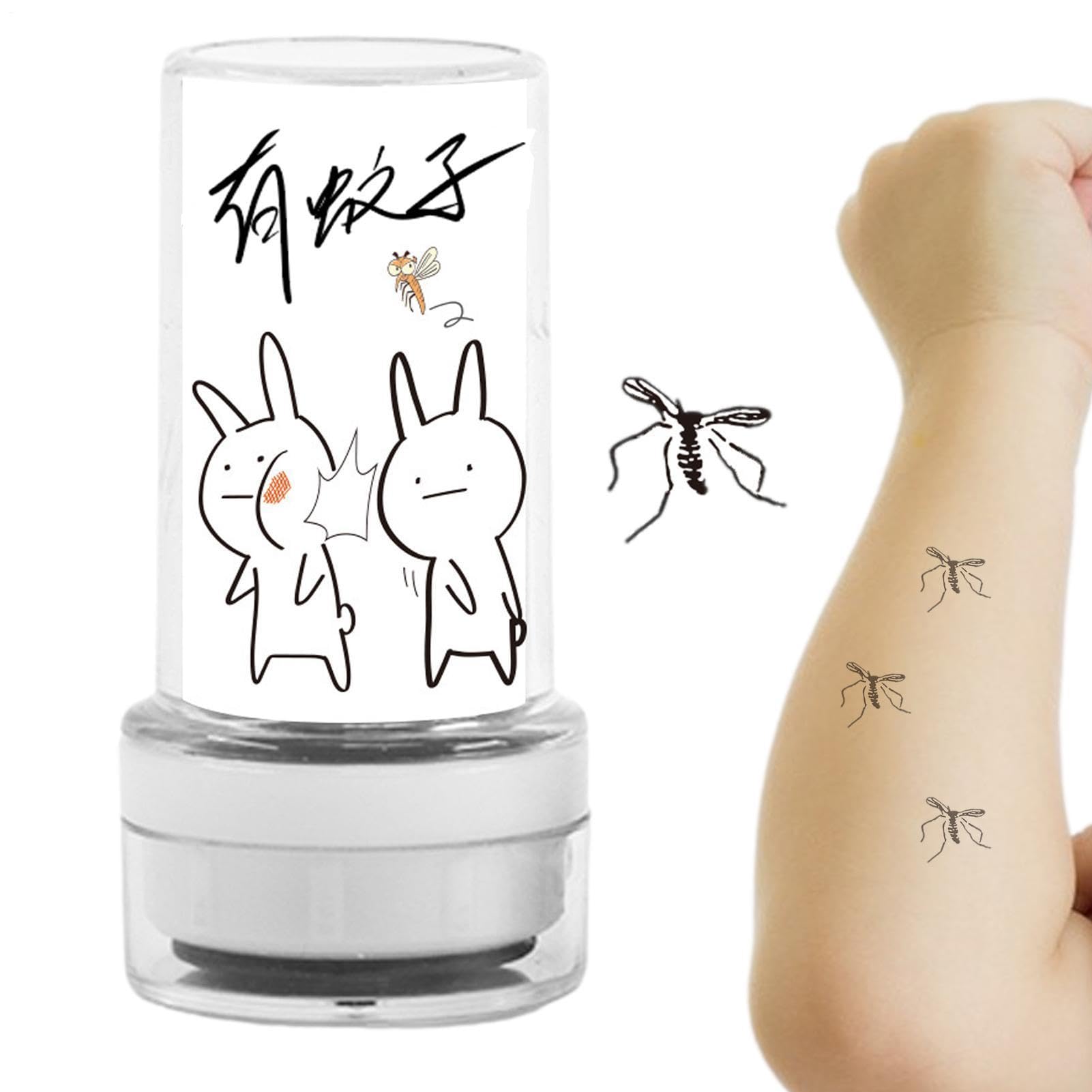 Mosquitoes Stamp Prank - Self Inking Realistic i-nsect Stamp for April Fools, Novelty Fly Stamps Gag Gift for Office Pranks, Party Favours, Friends & Family Joke Toys, Funny Fake Mosquitoes