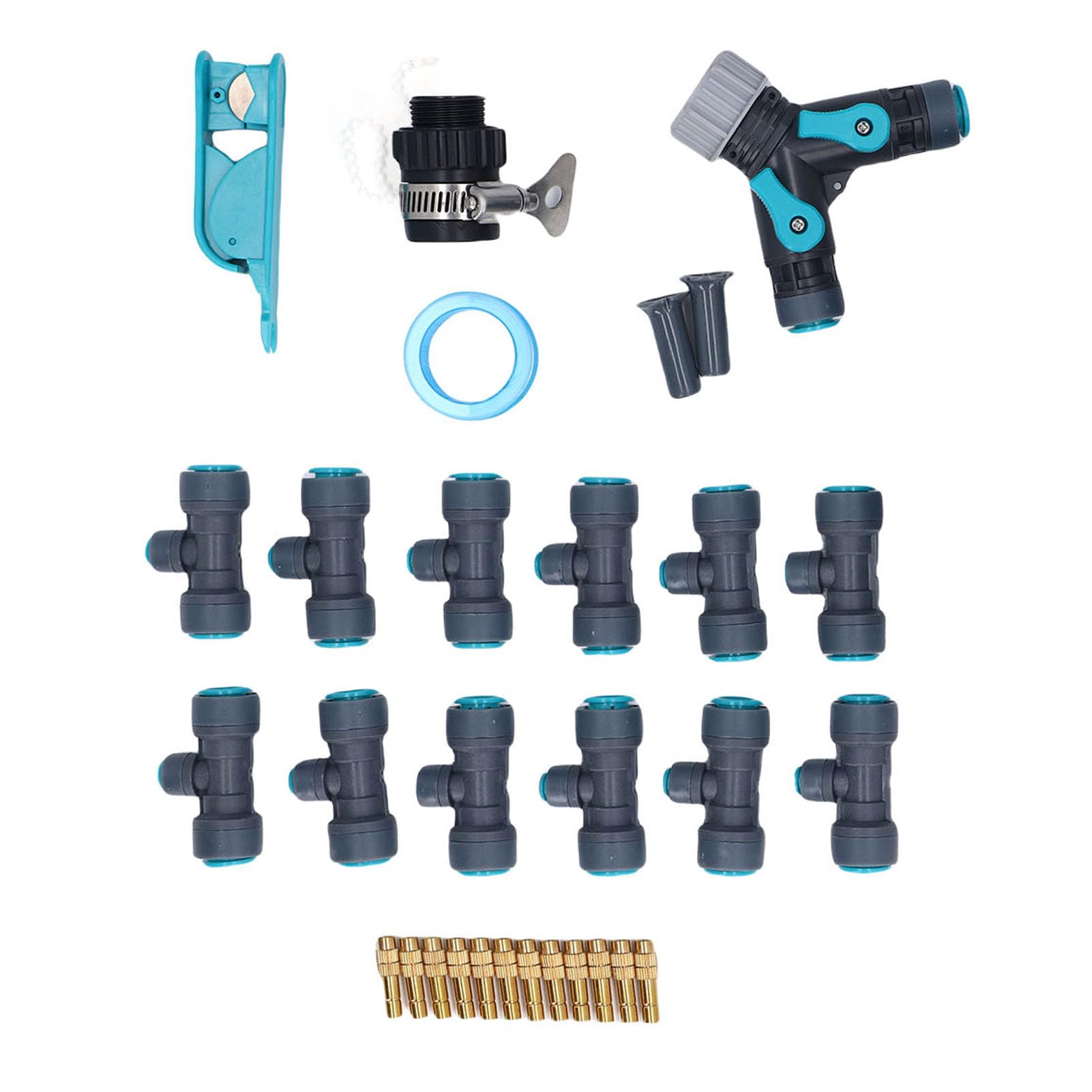 de riego de jardín, Kits de riego por goteo automático para Patio, equipo de césped, manguera, gotero ajustable