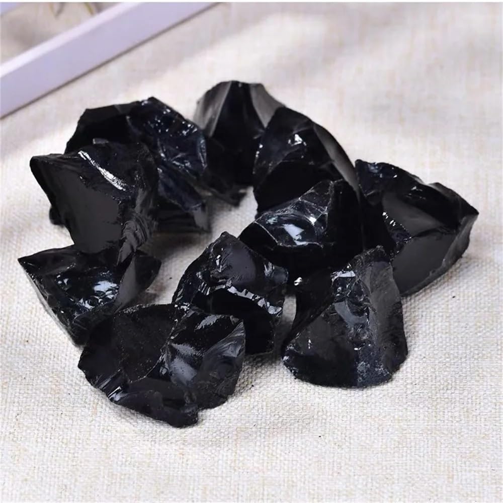 天然石 黒曜石 原石 水石 鑑賞石 置物 不規則な縞状の形状 約4kg