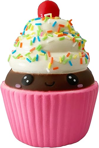 funnysquee Juguete para tartas de helado de crecimiento lento para niños, regalo de cumpleaños, lindo juguete de simulación de alivio del estrés,