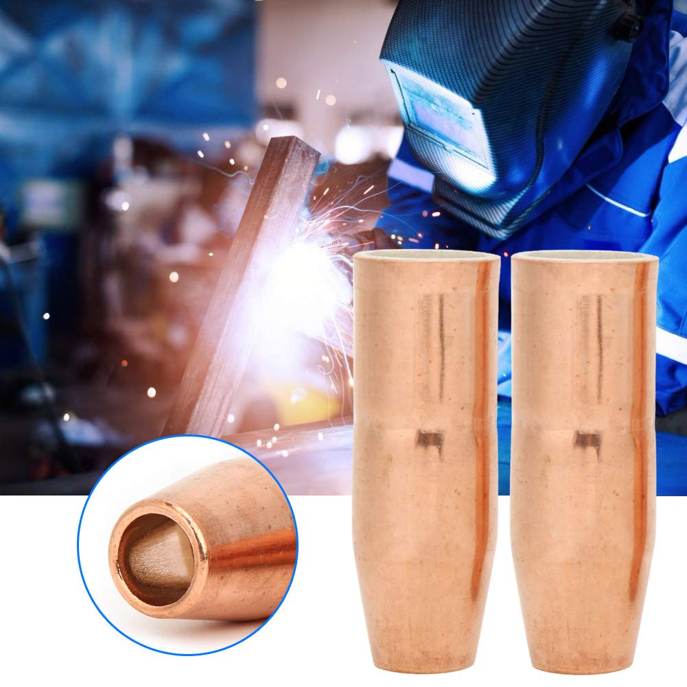 2pcs MIG Nozzle, Gas Nozzles 169726 5/8inch Gas Diffusers Miller M25/M40 Hobart for Welding Structure Construction Pipes
