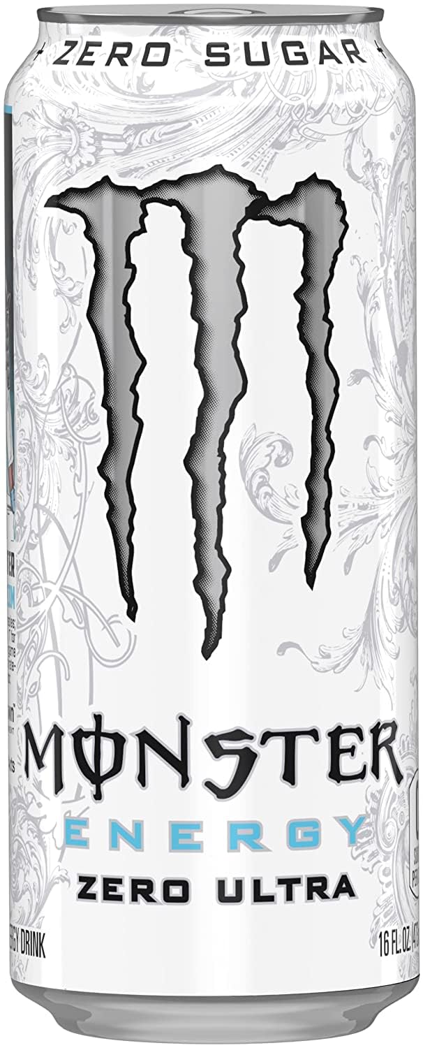 16 Pack - Monster Energy Zero Ultra - 16oz.