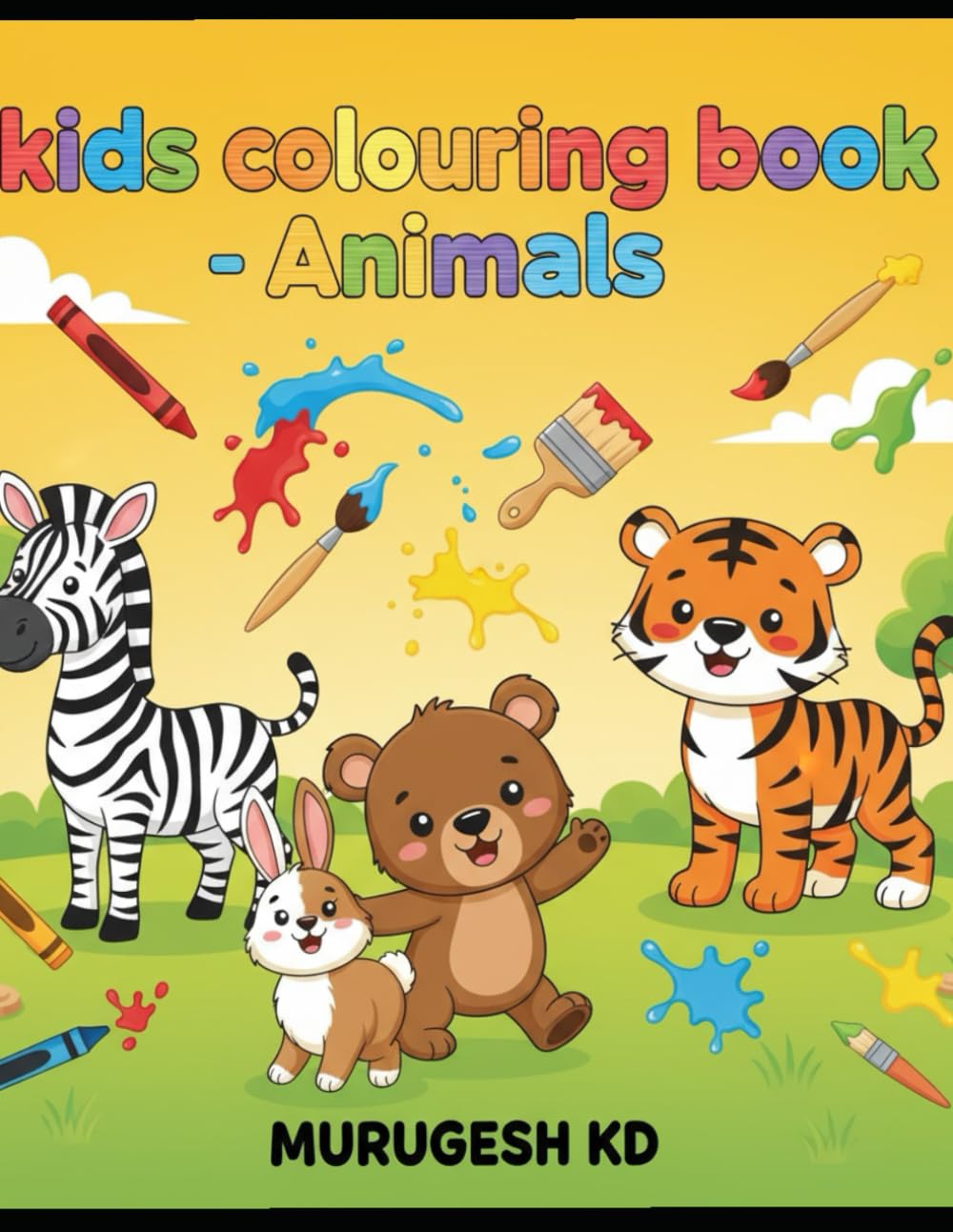 Animal Adventures: Fun Coloring Book for Kids