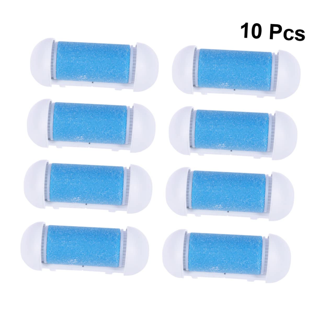 Beaupretty 30piezas Rodillos De Reemplazo Para Eléctrico Removedor De Muerta De Pies Accesorios De Exfoliación y Cuidado De Pies Color Azul