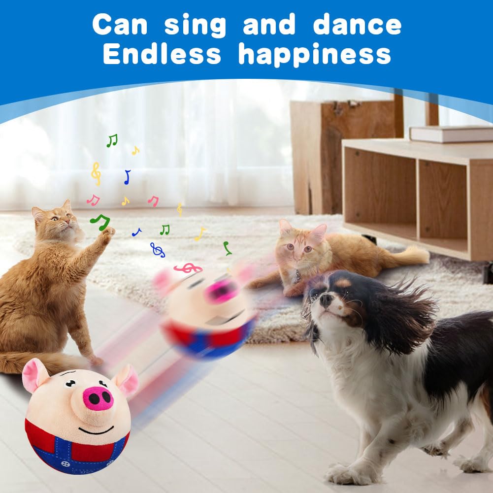 Adiwo Active Moving Pet Plush Toy, Talking Interactive Dog Toy - Image 4