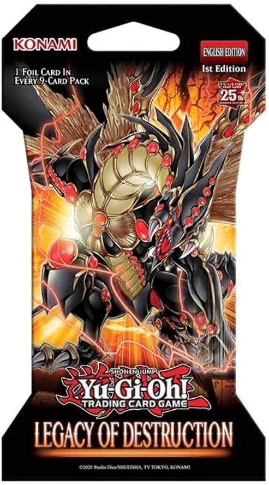 遊戯王 LEGACY OF DESTRUCTION Amazon.com: Konami Yu-Gi-Oh! Legacy of Destruction Booster Pack, 9