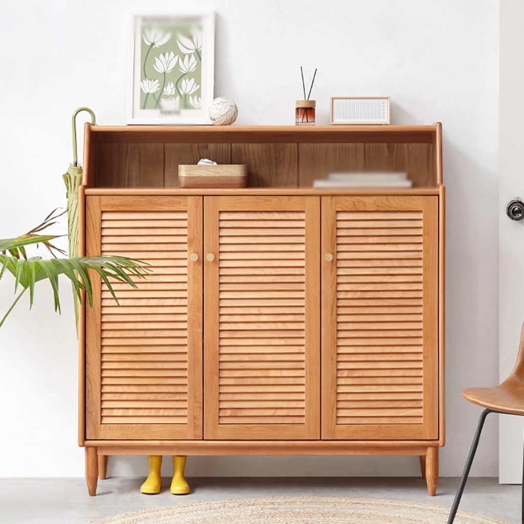 静かに閉まる薄型フラップシューズボックス シングル3段 幅90cm 通販