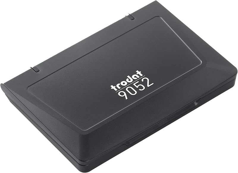 Stamp Pad 9052, Black, for Manual Stamps – Size 2.75" x 4.5" (110 x 70mm)