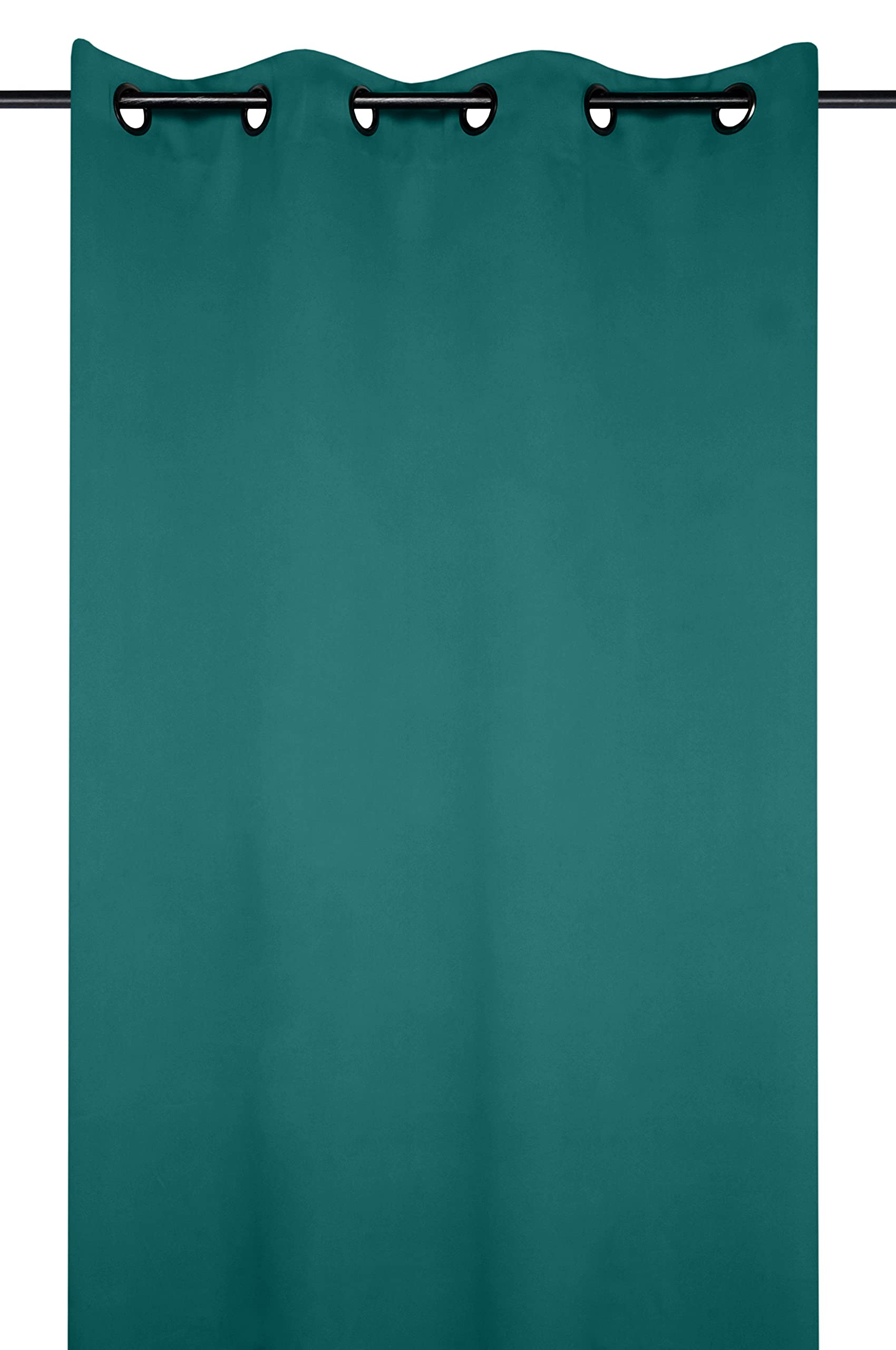 Lovely Casa Emerald Notte Curtain 135 x 180 cm 100% Polyester, W 53.1" x L 70.9" (1 Panels)