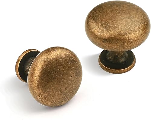 Miniatura 14 de Paquete de 25 perillas de gabinete negras mate, perillas de cajón sólidas de 1-3/16 pulgadas (29,5 mm), tiradores de gabinete de cocina negros