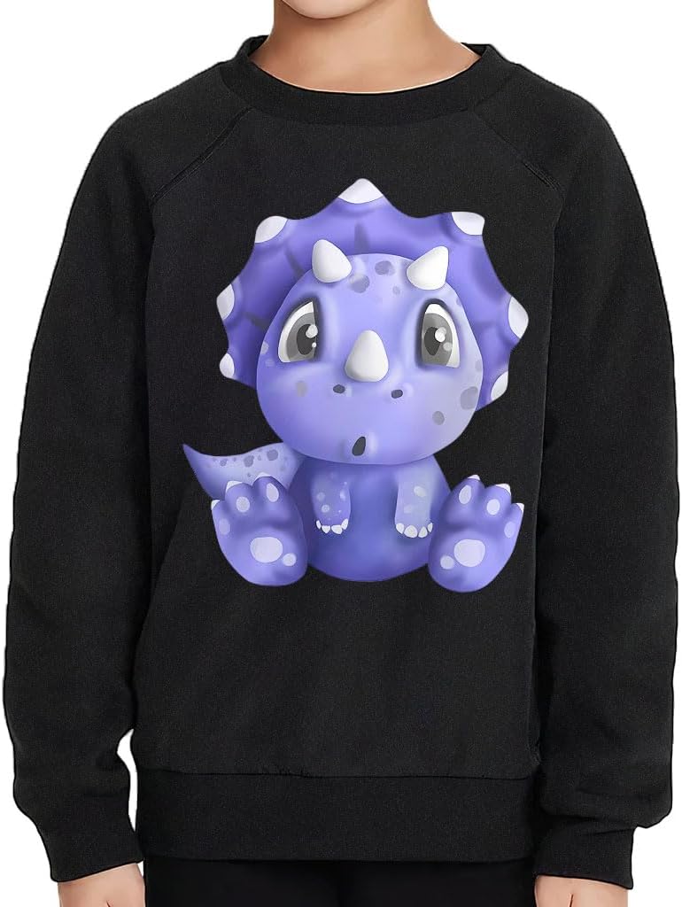Little Dino Toddler Raglan Sweatshirt - Cute Dino Boy Clothing - Gift Ideas for Son