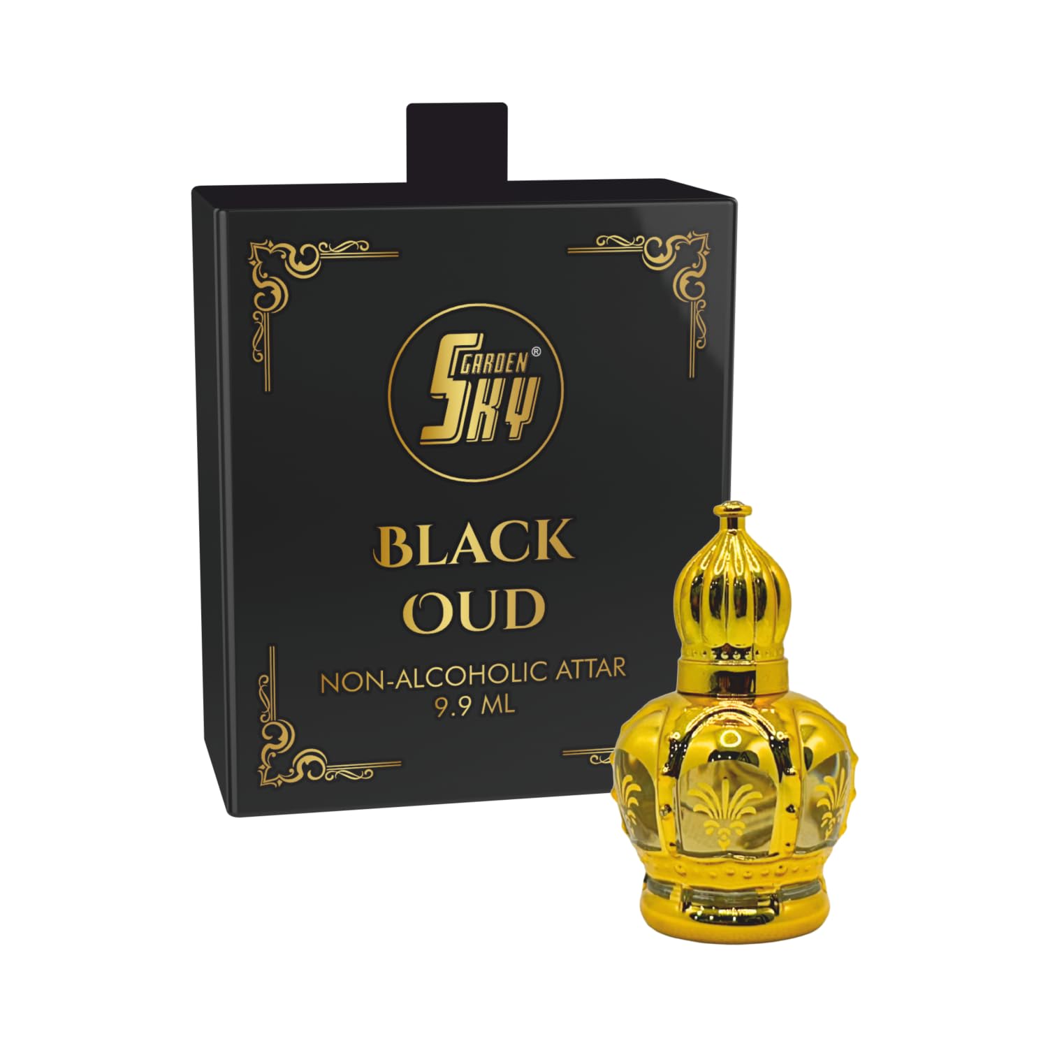Garden Sky Black Oud Attar 9.9ml | Non-Alcoholic Long Lasting Ittar | Premium Concentrated Perfume Oil for Men & Women | T... - Review, Price and Buying Guide
