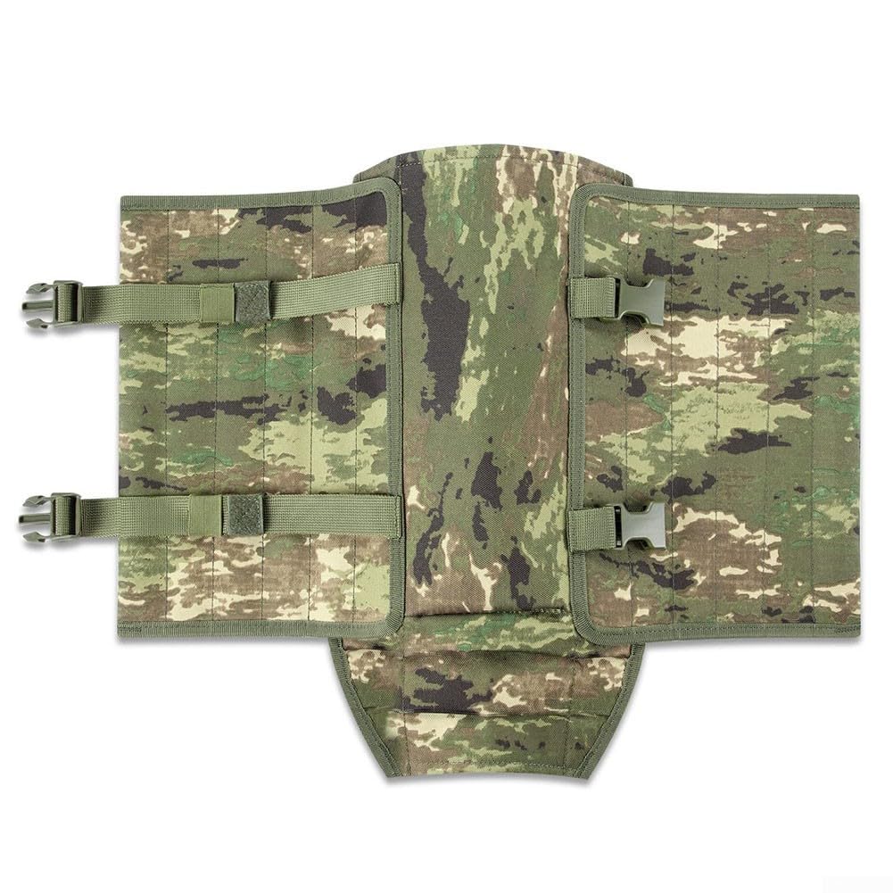 Guêtres d'extérieur pour la randonnée en matériaux - Convient pour la chasse, le camping et le croisement dans la jungle - Avec ajustement serré réglable (vert)