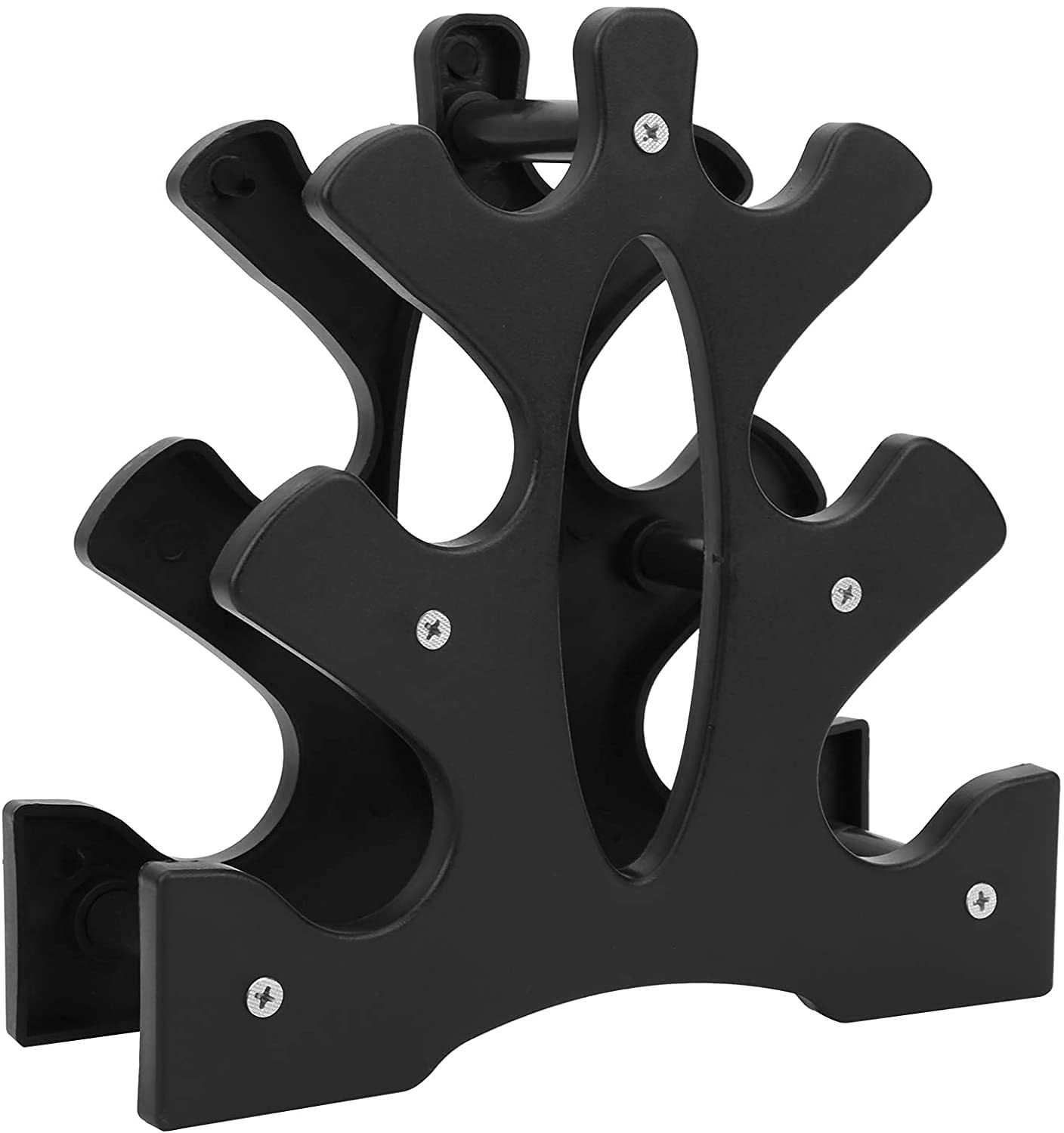 Dumbbell Rack Tree Shape 3 Tier Home Workout Wear?Resistant Dumbbell Frame Stand Dumbbell Organizer