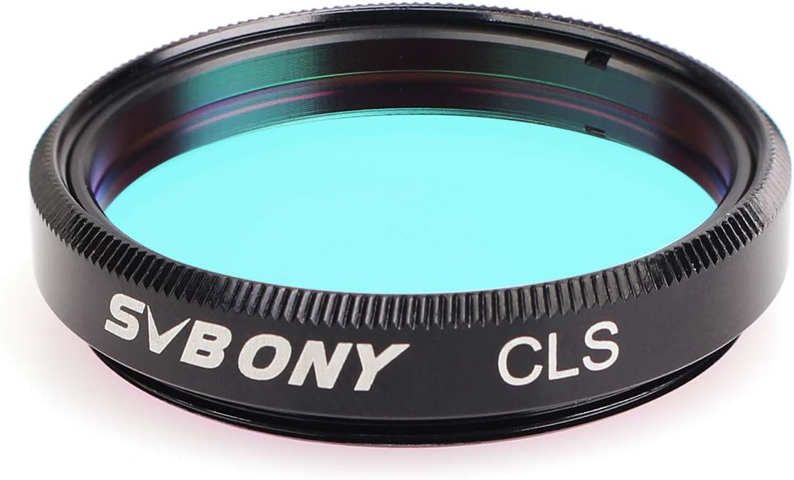 SVBONY Telescope Filter, 1.25" CLS Broadband Filter Suitable for Deep Sky Visual Astronomical Photography, Reduce City Light Pollution