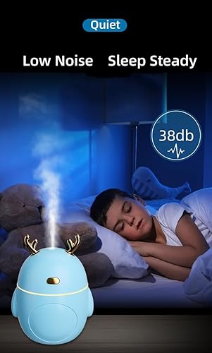 Miniatura 6 de Difusor cálido y dulce con tecnología ultrasónica, difusor portátil alimentado por USB para aceites esenciales, ambientadores de habitación con 7