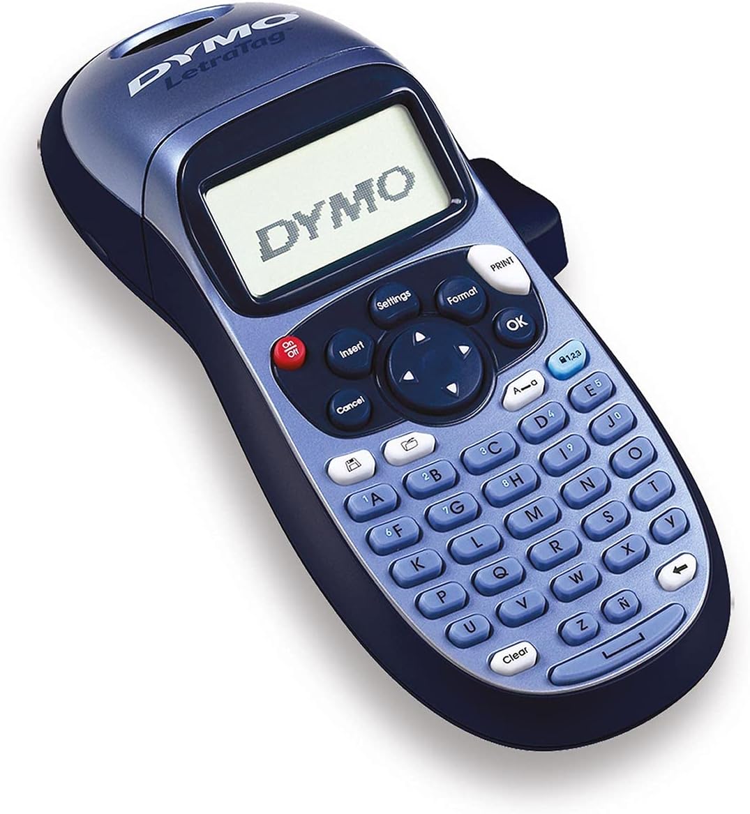 Dymo S0883990 LetraTag Handheld Label Maker, ABC Keyboard Label Printer