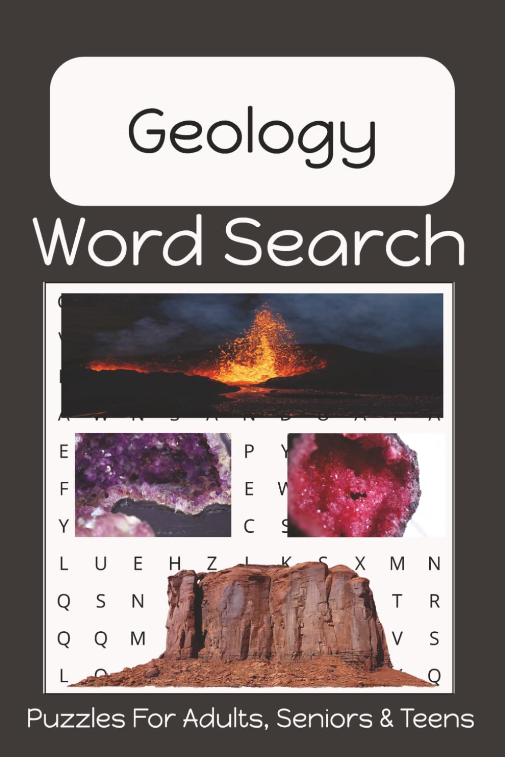 Geology Word Search Puzzle Book: Fun, Easy to Read Print About Geology, Earth, Rocks, Minerals and More | 6x9 Inches | 50+ Puzzle... Gift for Vacation, Holidays, Birthdays and Free Time