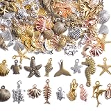 Versatile Charms: This set includes 100g of metal charms in mixed color, perfect for jewelry making, crafting, and embellishing bracelets and necklaces. Bulk Quantity: With a generous amount of charms, you'll have plenty to work with for multiple pro...
