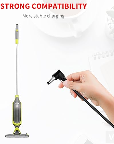 Miniatura 4 de MEROM Cargador para Shark VACMOP Pro inalámbrico de piso duro, repuesto de trapeador de vacío VC200 UM200 VM20026 VM200C UM205 VC205 Serie Adaptador