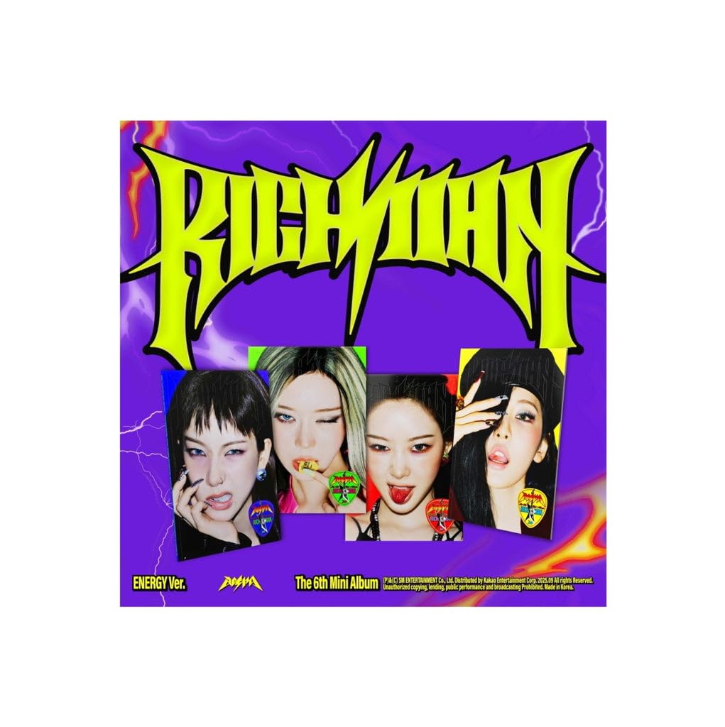 ae-spa Rich Man [ENERGY Ver.] 6th Mini Album (Random ver.)