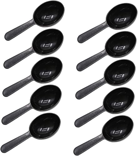 Juego de cucharas medidoras de grano de café, cucharas de plástico multiusos para cocinar, hornear, té y condimentos