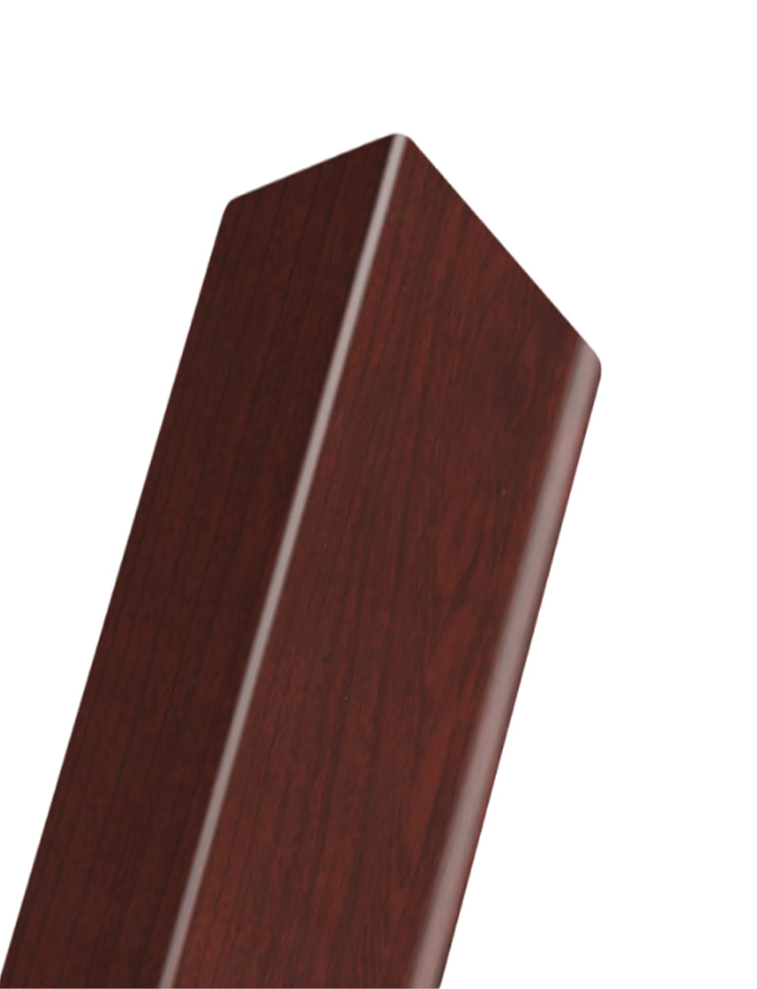 Listwa ochronna narożna z drewna słojowanego - nie wymaga wiercenia, samoprzylepna, idealna do salonu i nie tylko(Wine Red,5x150cm)