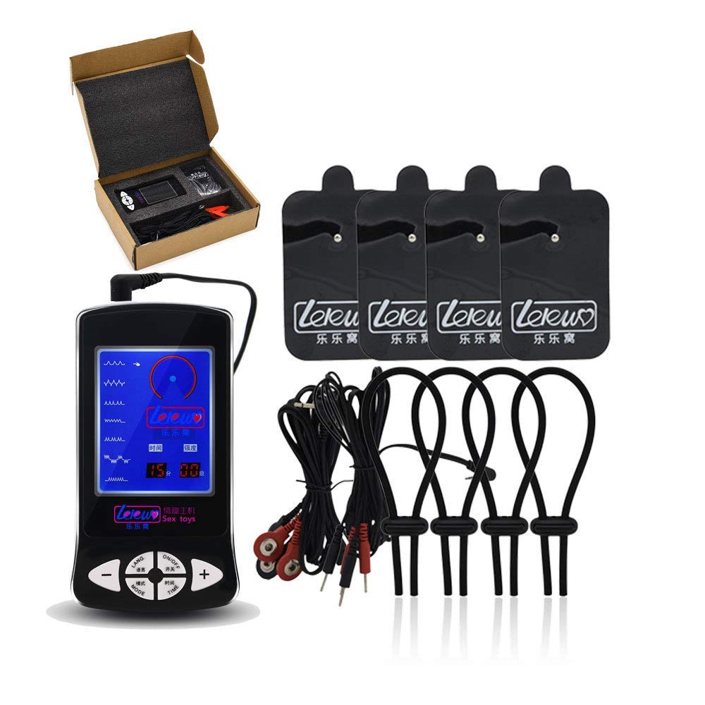 Electro Sexo, Anillo Electro Para El Pene / Anillo Para El Pene Electro Sexo, Sexo E-Stim Para Dispositivos De Estimulación Eléctrica, Anillo Para El Pene Con Electrochoque, Electroestimulación, Para