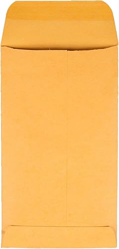 Miniatura 3 de Quality Park Sobres para monedas 3 18 x 5 12 pulgadas color marrón caja de 500