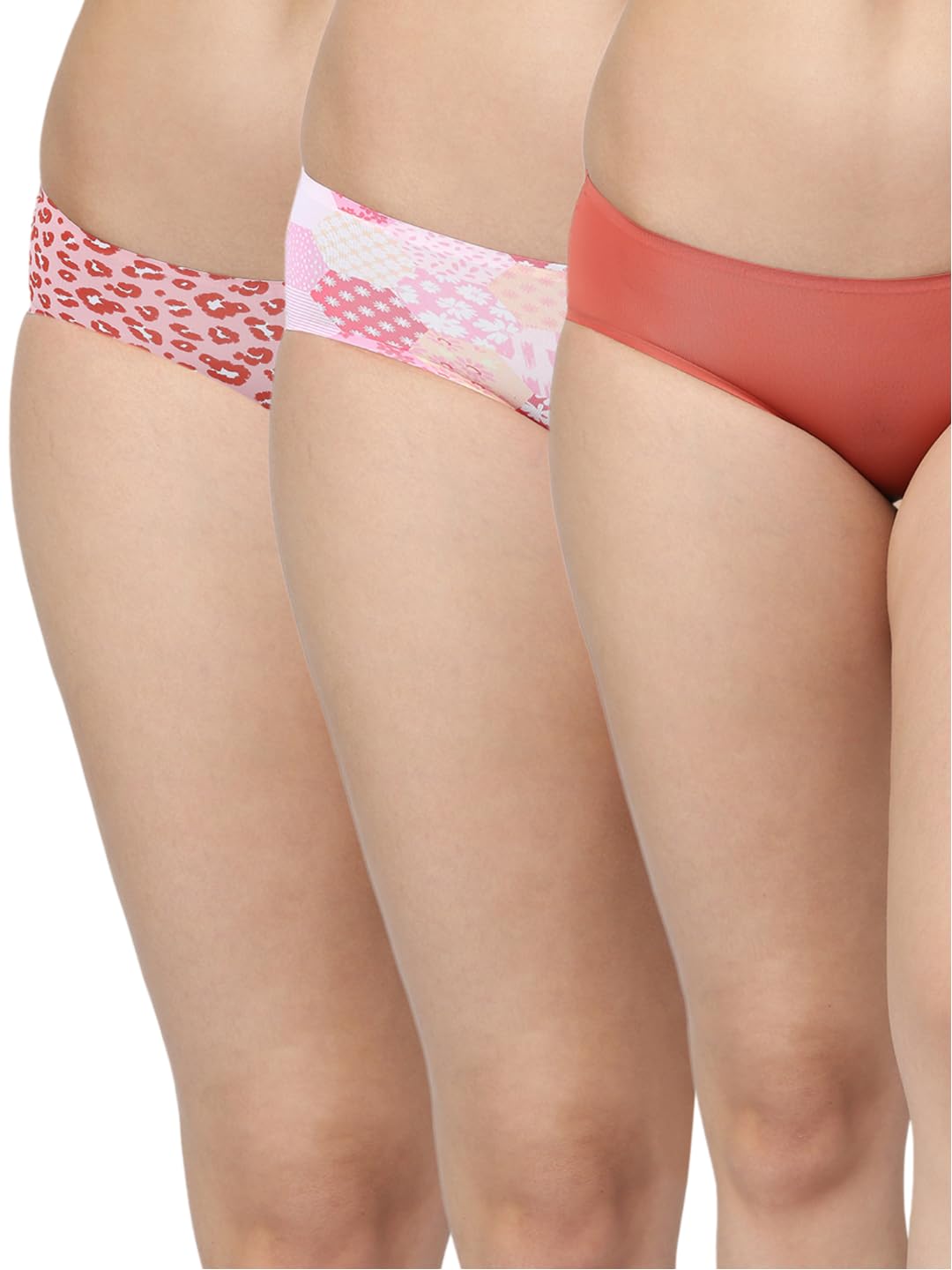 redrose Red Rose Seamless Hipster Panties for Women | Size M to 2XL Multicolor-picture-40