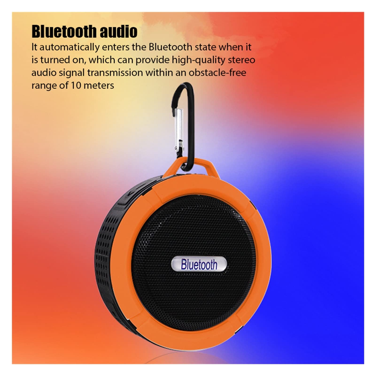 Generico Cassa Doccia Portatile A Risonanza 5cm | Bassi Stereo E Impermeabile Per Bagno, Auto E Viaggi
